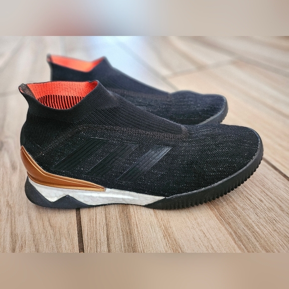 adidas Other - Adidas Slip On Sock Mens  Sneakers Black Knit Boost Sole Running Shoes US 7.5